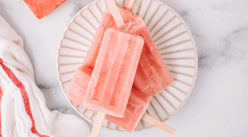 Watermelon Yoghurt Pops
