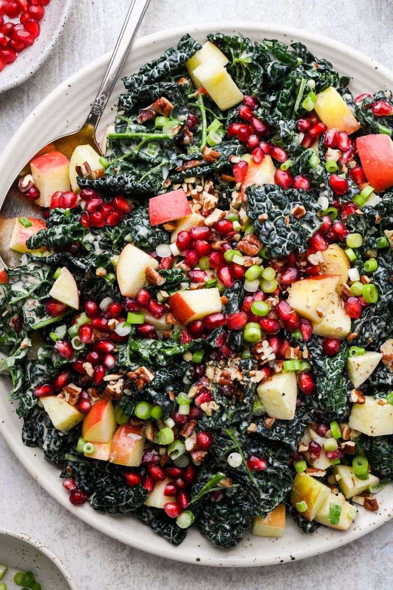 Kale and Pomegranate Salad