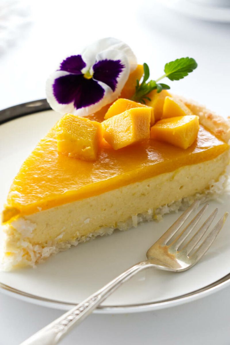 Mango and Coconut Cream Tart