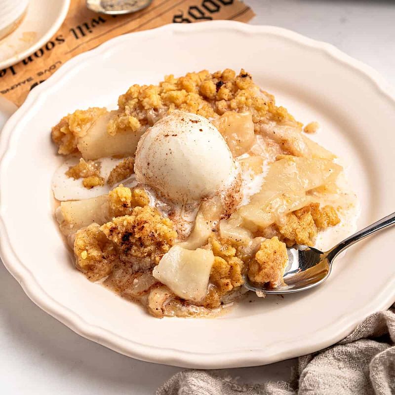 Pear and Ginger Crumble