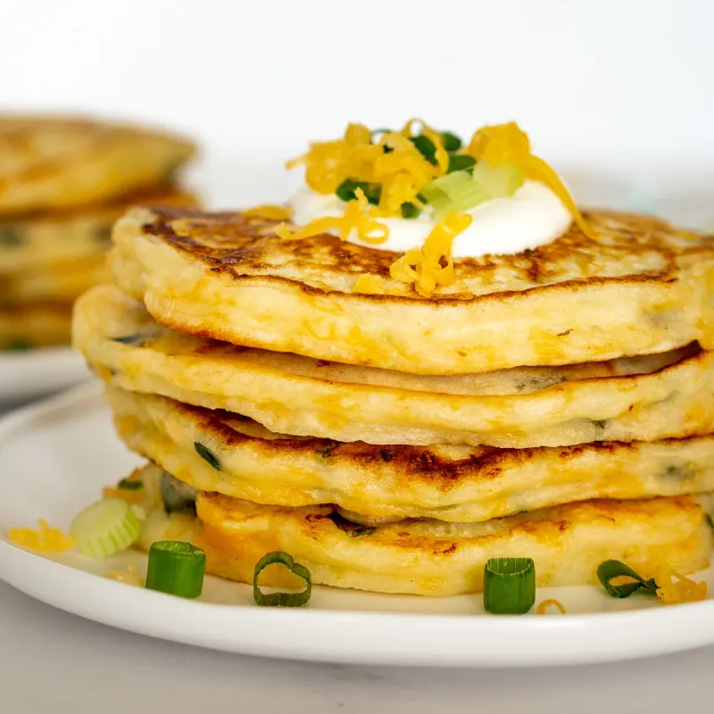Corn And Cheese Savoury Pancakes