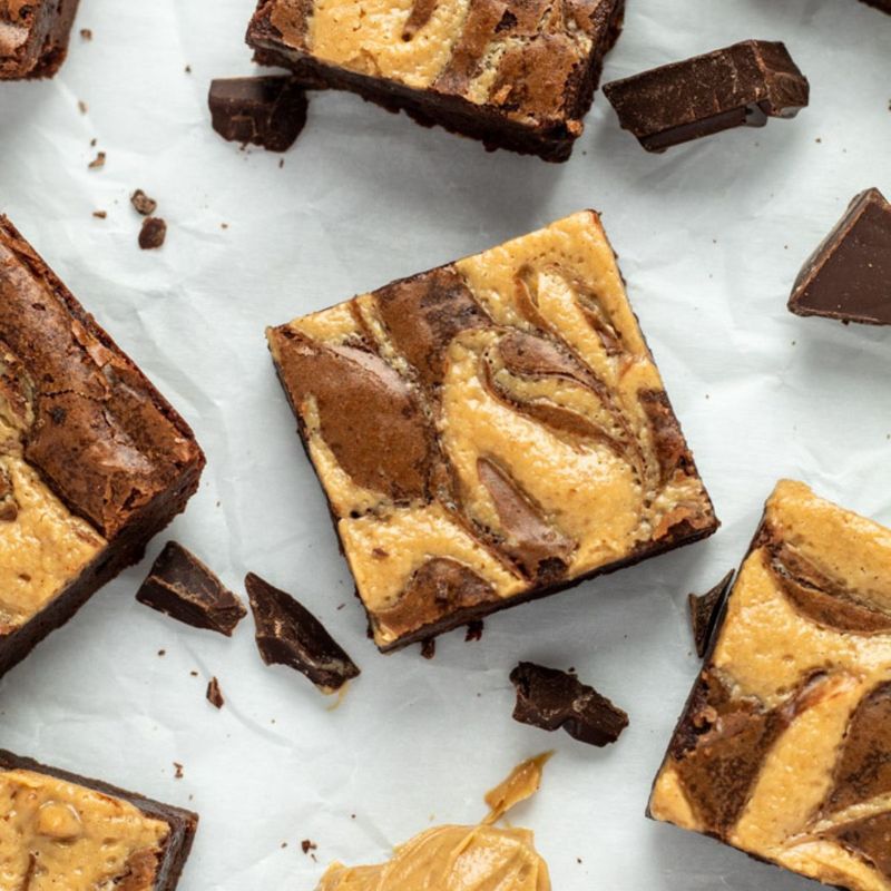 Peanut Butter Brownies