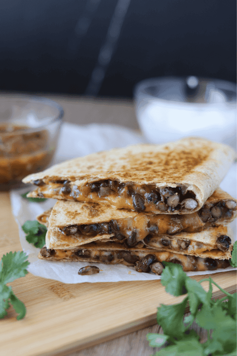 Bean and Cheese Quesadillas