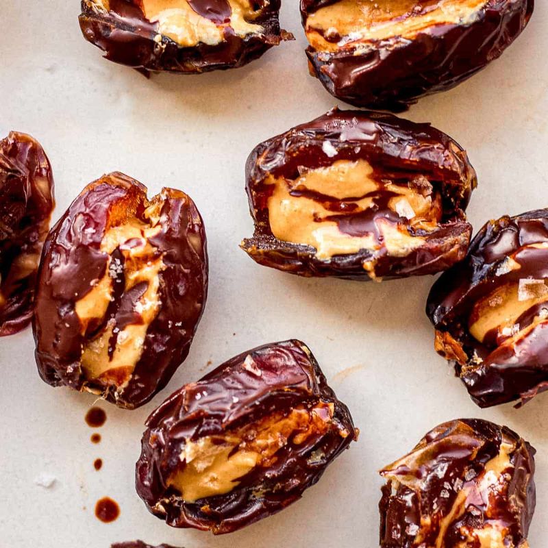 Peanut Butter Stuffed Dates