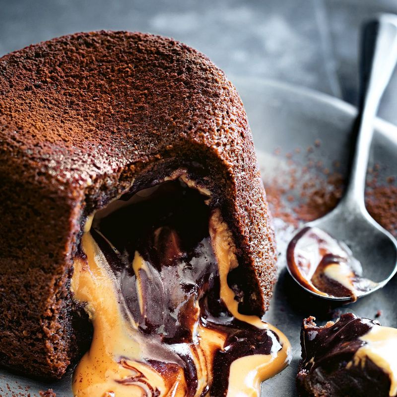 Peanut Butter Lava Cake
