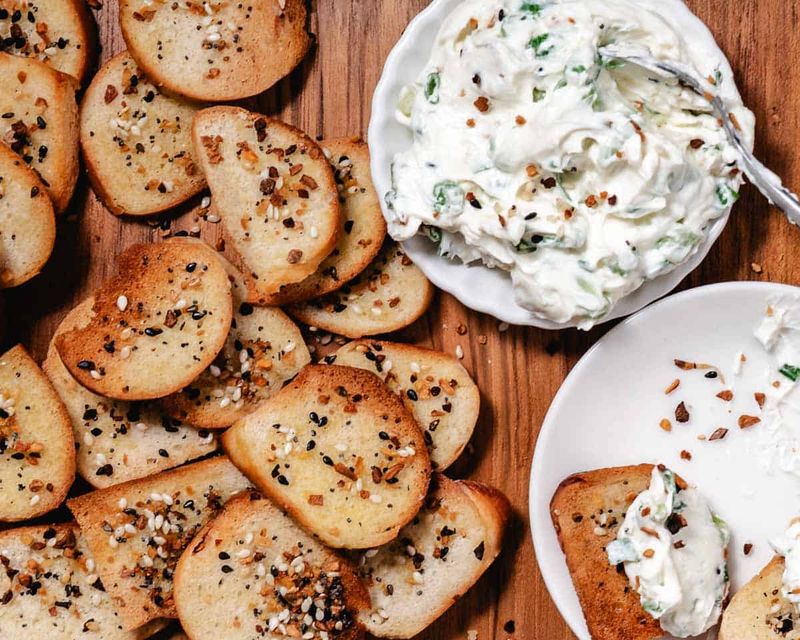 Cream Cheese on Everything Bagel Chips