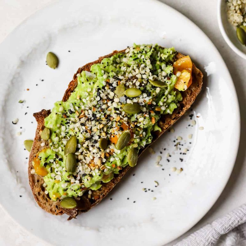 Avocado and Everything Bagel Seasoning Toast