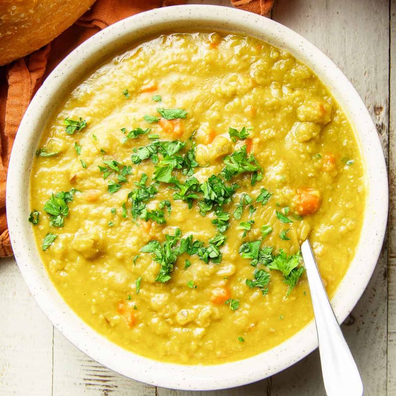 Smoky Split Pea and Vegetable Soup