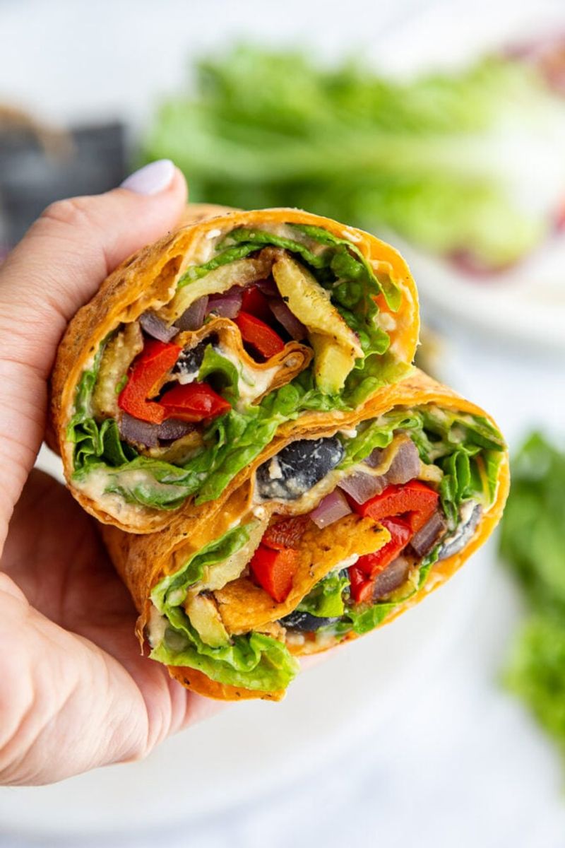 Pesto Veggie Wrap
