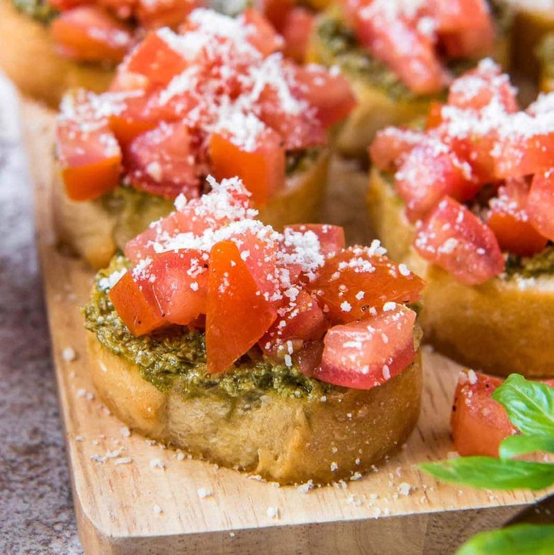 Pesto Bruschetta