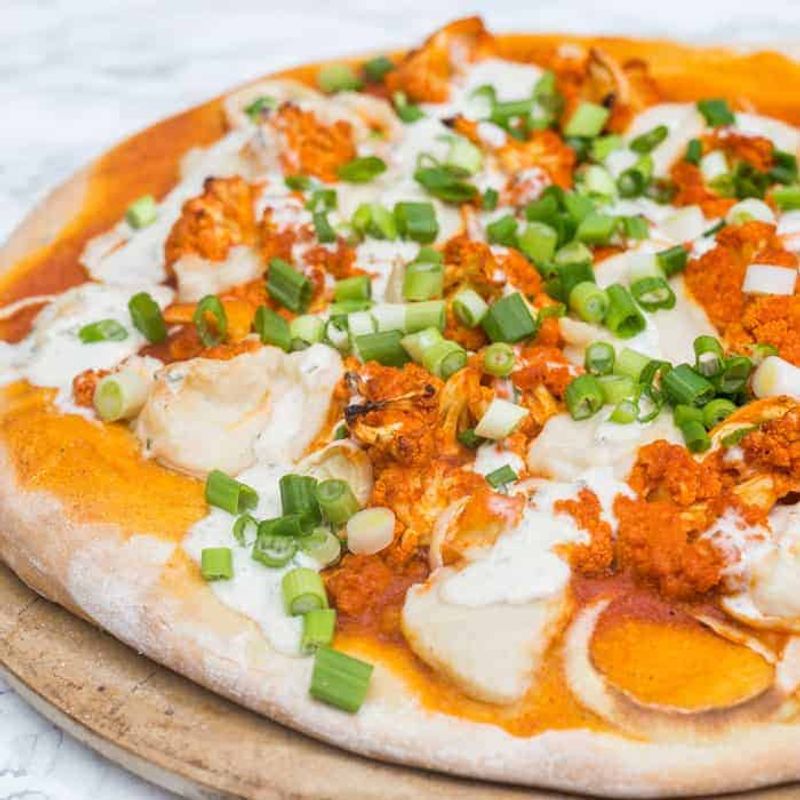 Buffalo Cauliflower Pizza