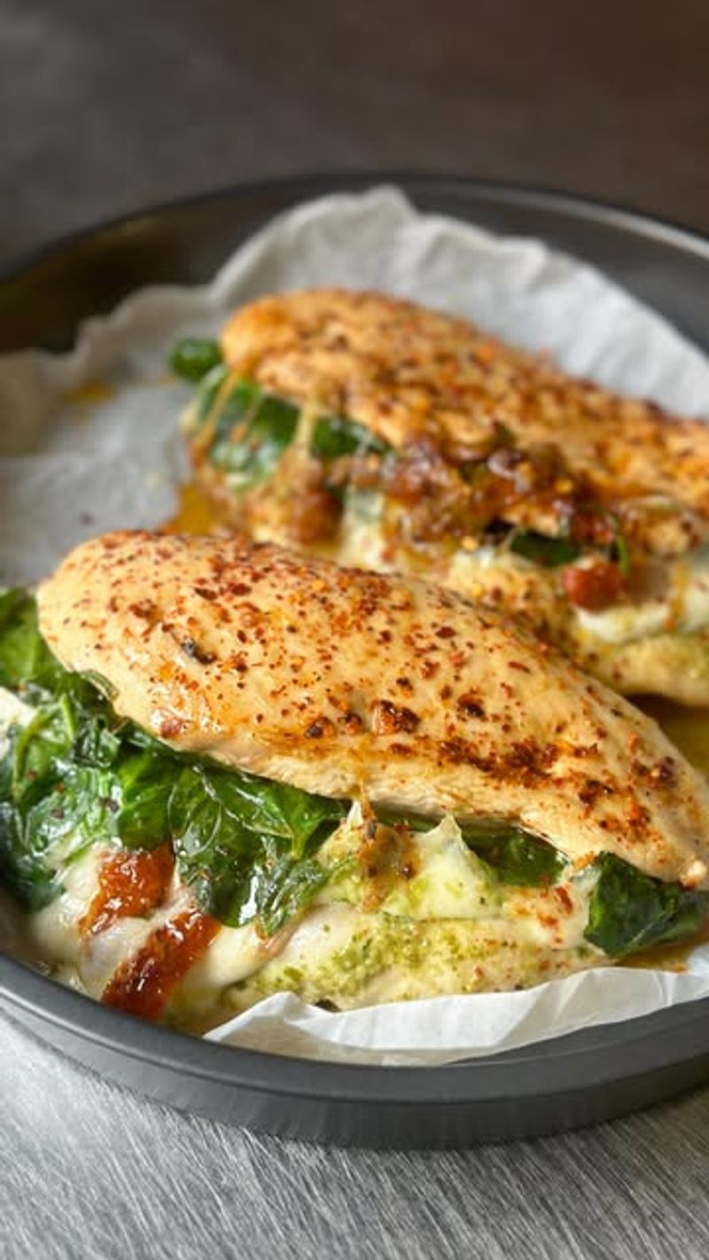 Pesto Stuffed Chicken Breast