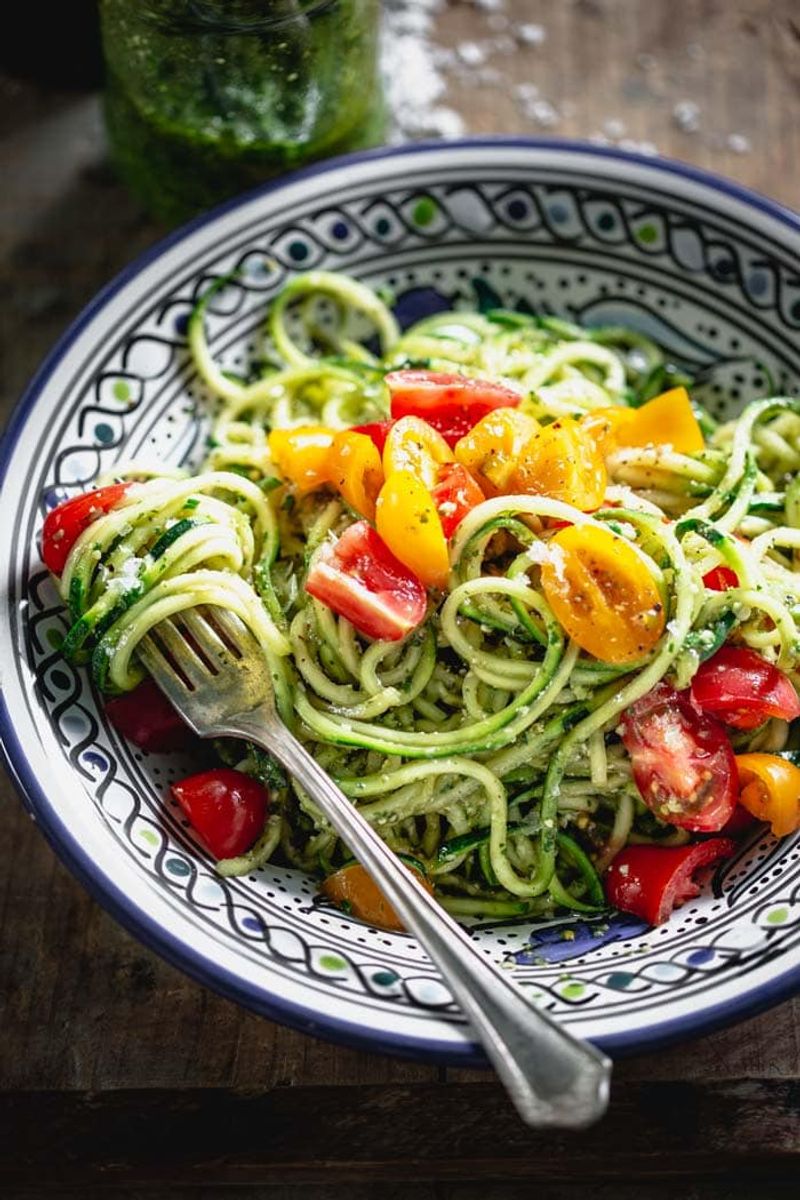 Pesto Zucchini Noodles