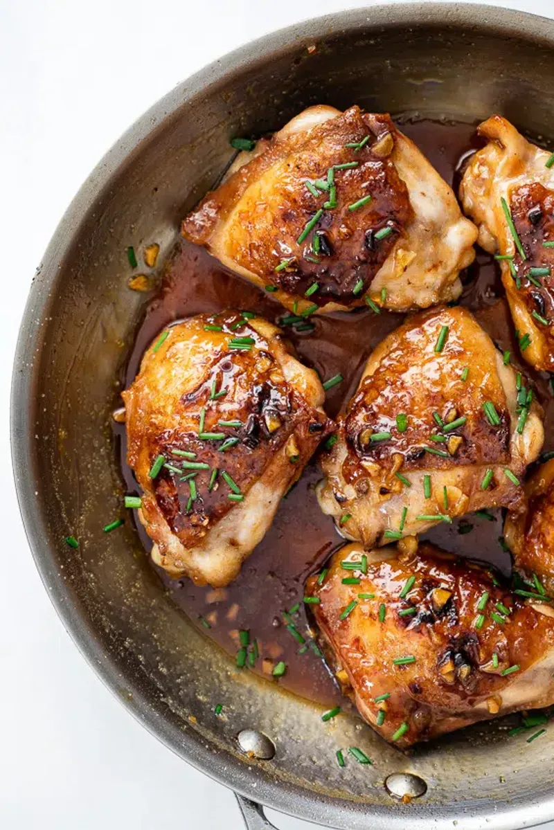 Honey Garlic Chicken Thighs