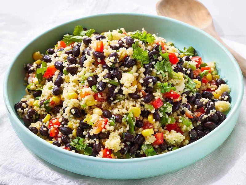 Black Bean and Corn Tex-Mex Couscous Bowl