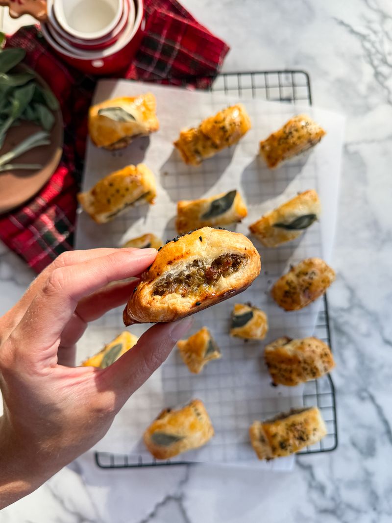 Apple and Sage Sausage Rolls