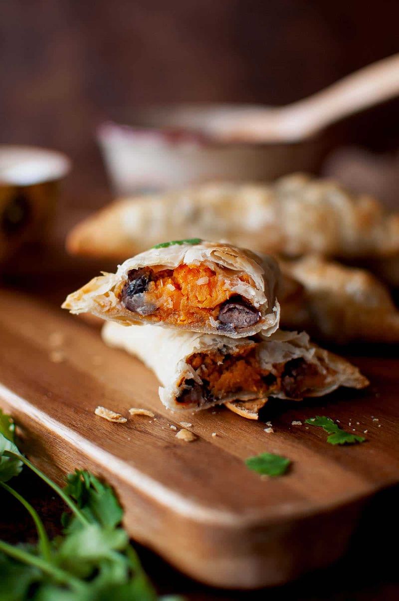 Sweet Potato and Black Bean Empanadas