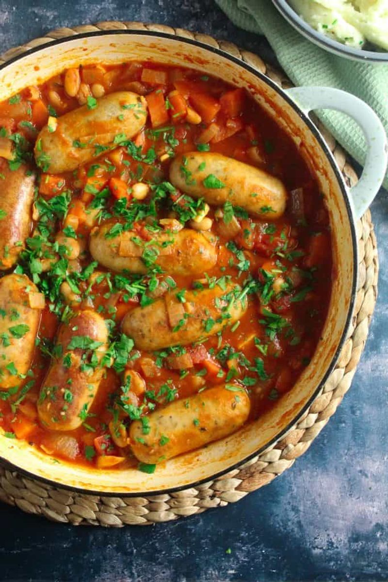 Sausage and White Bean Casserole
