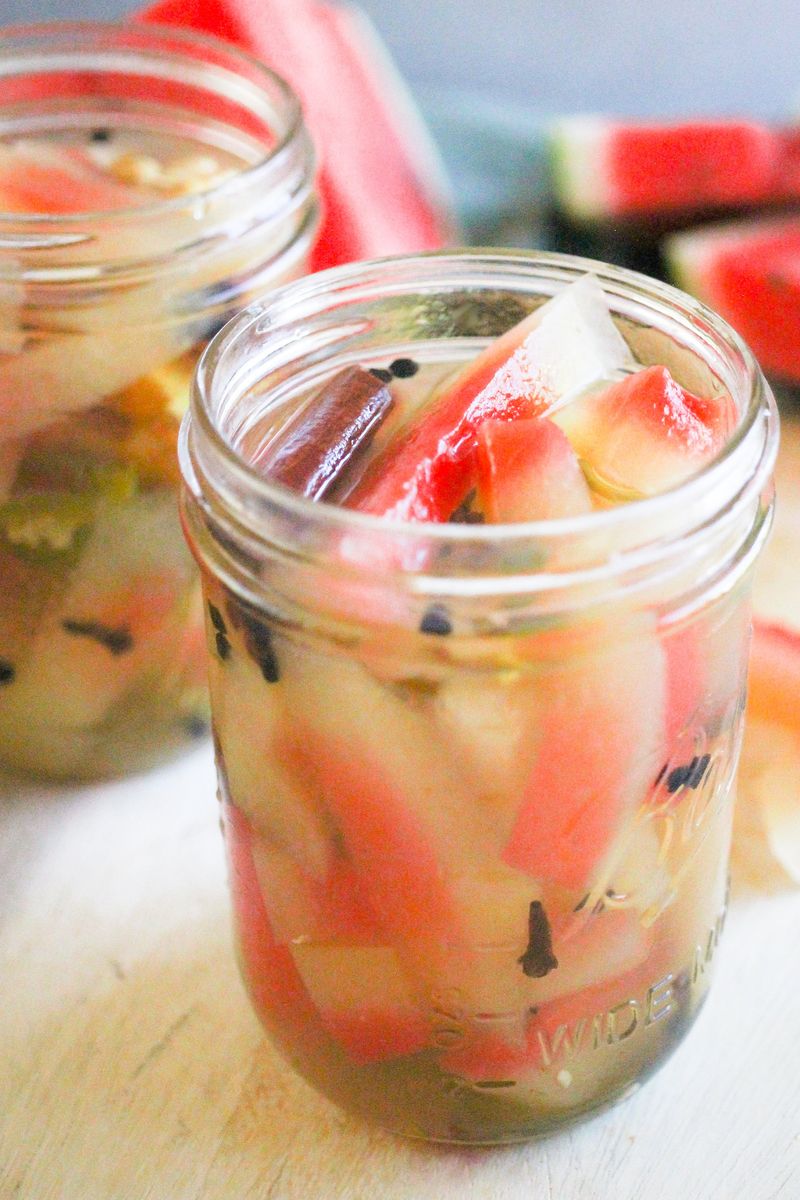 Pickled Watermelon Rind