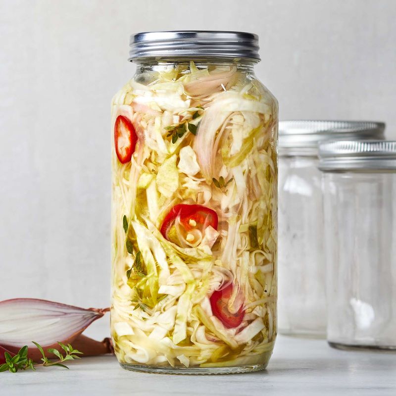 Pickled Cabbage (Not Sauerkraut)