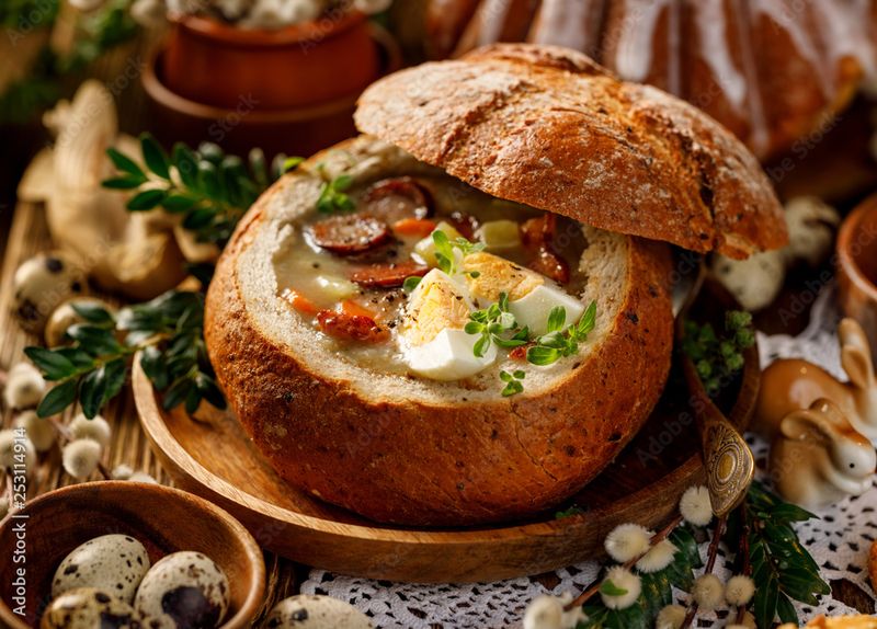 Żurek (Sour Rye Soup)