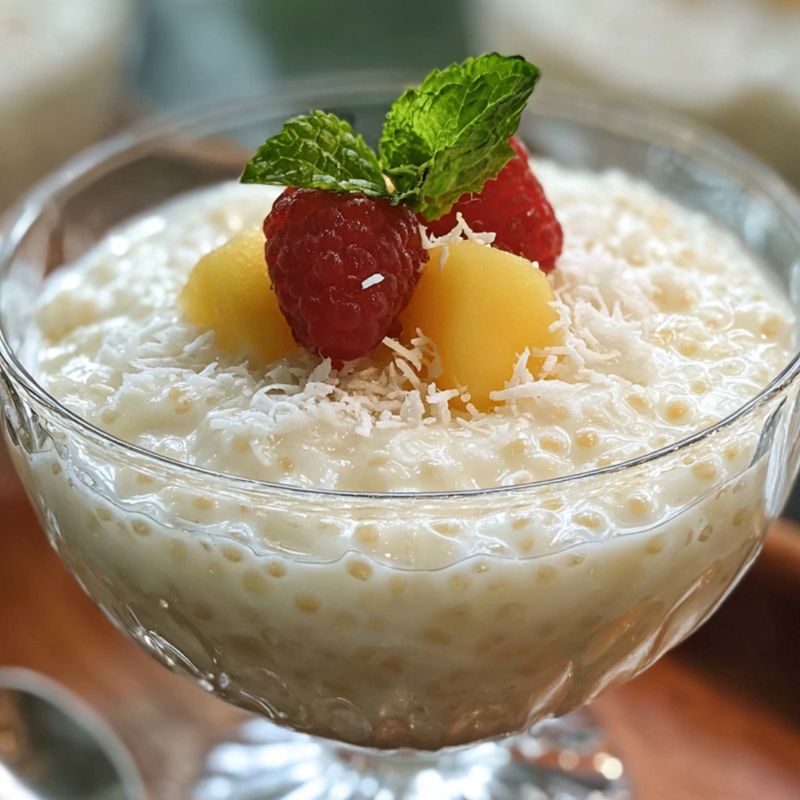 Coconut Tapioca Pudding