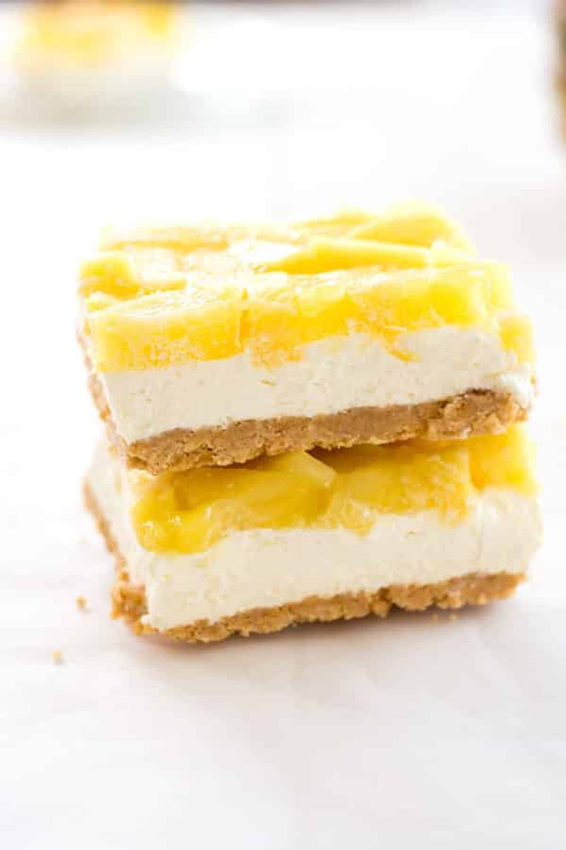 Pineapple Cheesecake Bars