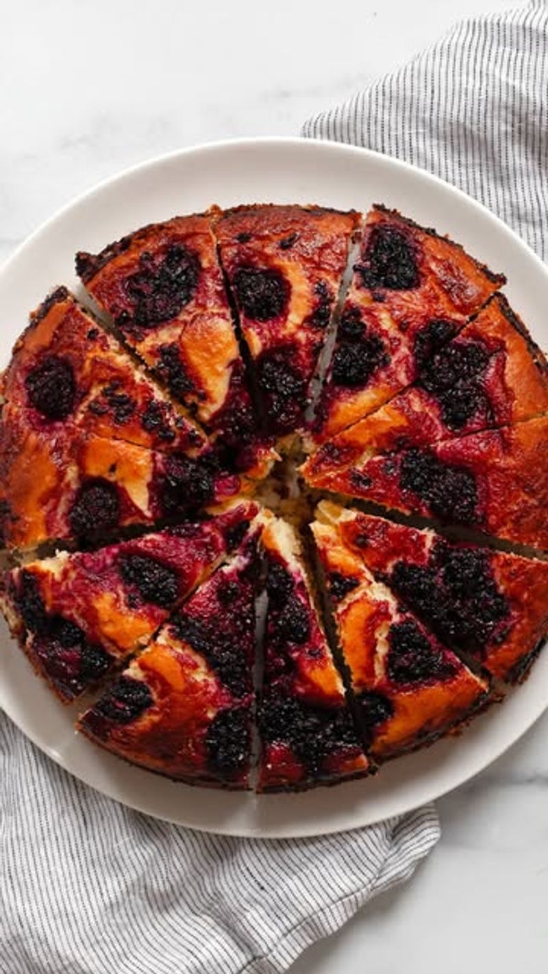 Blackberry and Lavender Tart