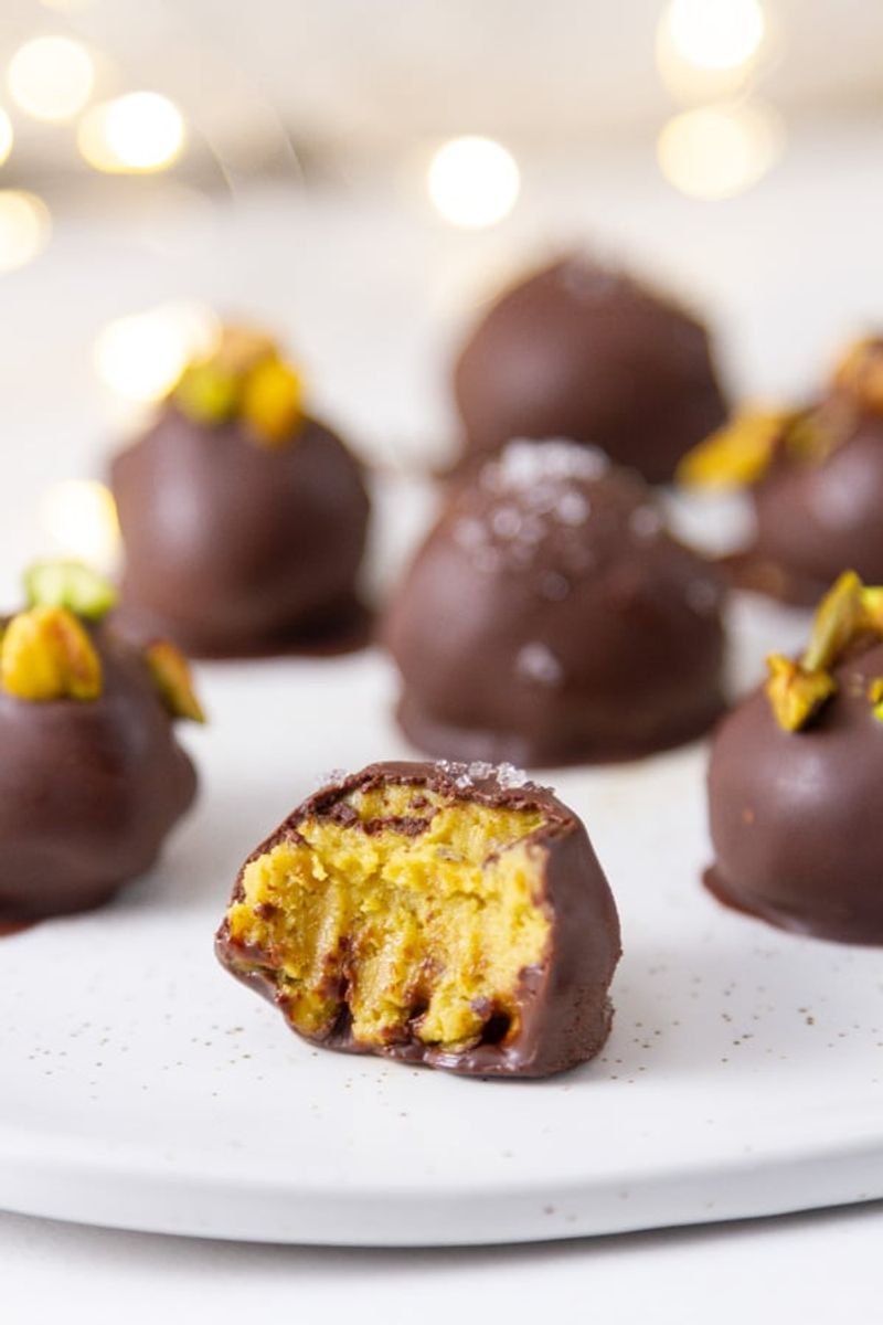 Pistachio Chocolate Truffles