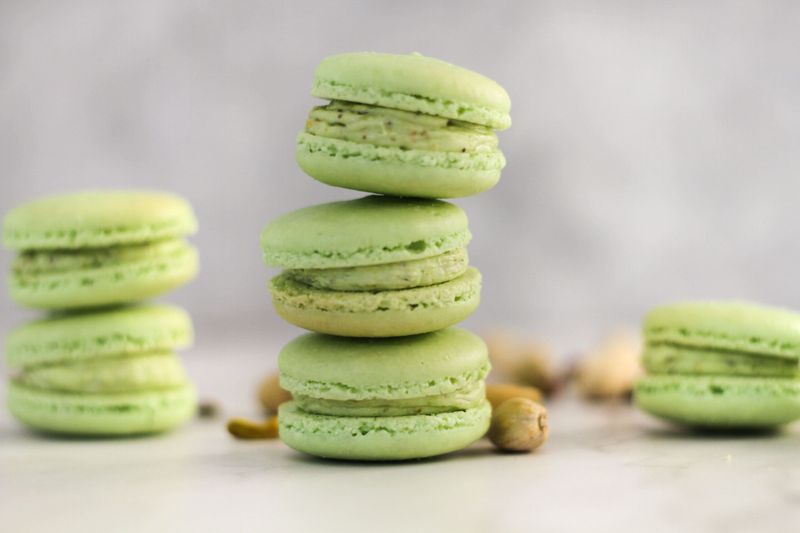 Pistachio Macarons