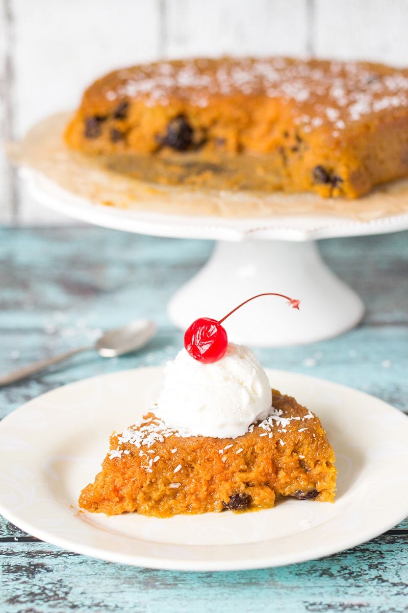 Coconut Sweet Potato Pudding