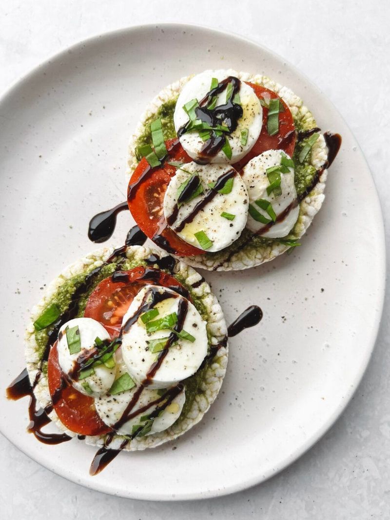 Rice Cakes with Toppings