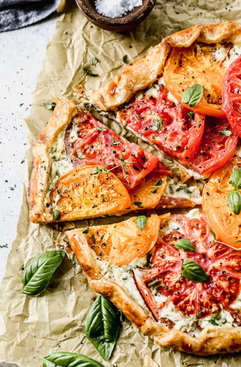 Roasted Tomato and Ricotta Galette