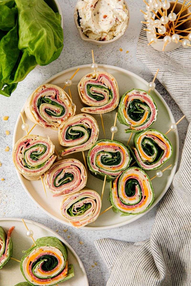 Wraps and Pinwheels Instead of Regular Sandwiches