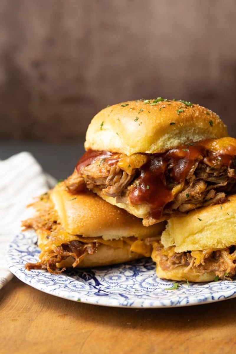 BBQ Crisp and Pulled Pork Roll