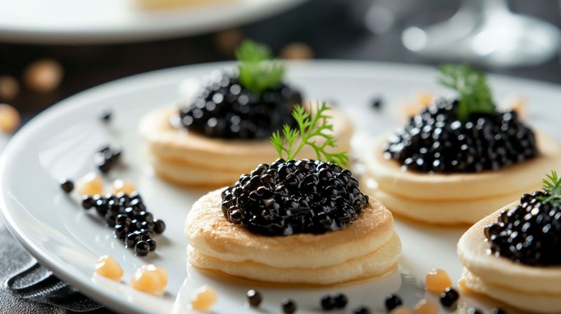 Caviar on Toast Points