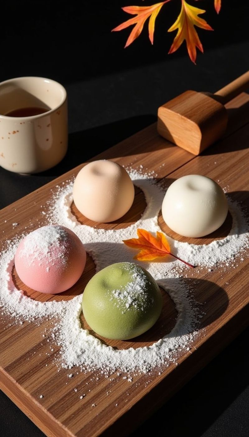 Mochi-Stuffed Pudding Cups