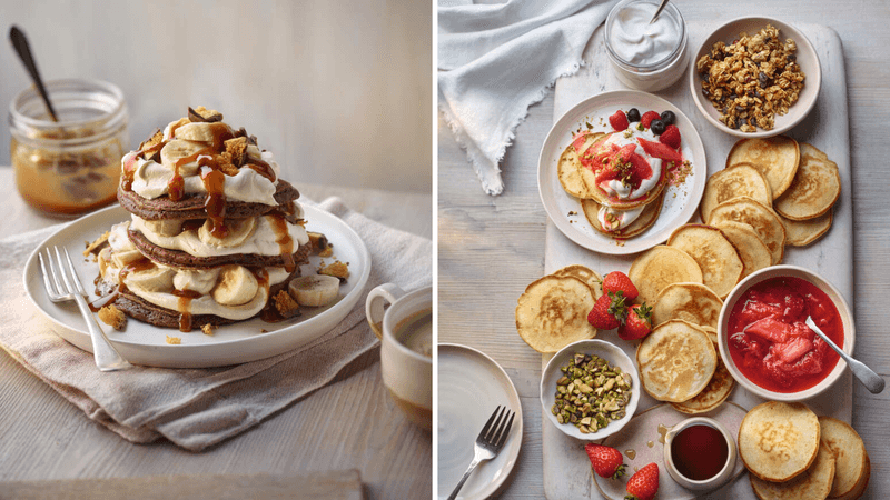 Pudding Pancake Stacks