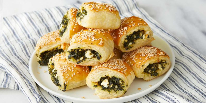 Spinach and Feta Breakfast Pastries