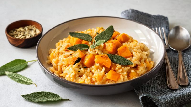 Butternut Squash and Sage Risotto