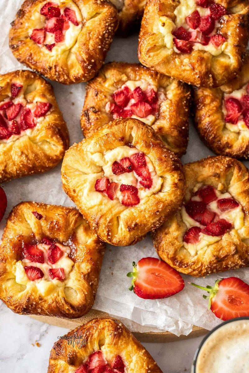 Strawberry Cream Cheese Danish