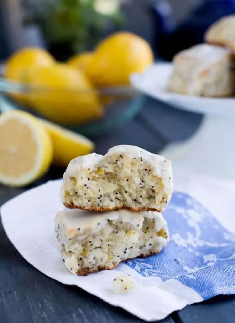Lemon Ricotta and Poppy Seed Scones