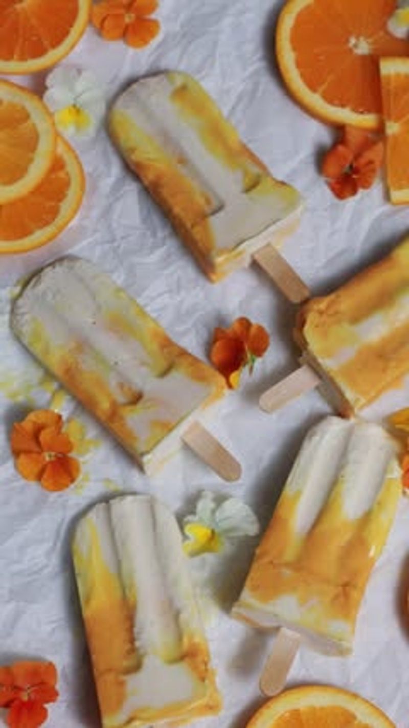 Creamsicle Ice Cream Bars