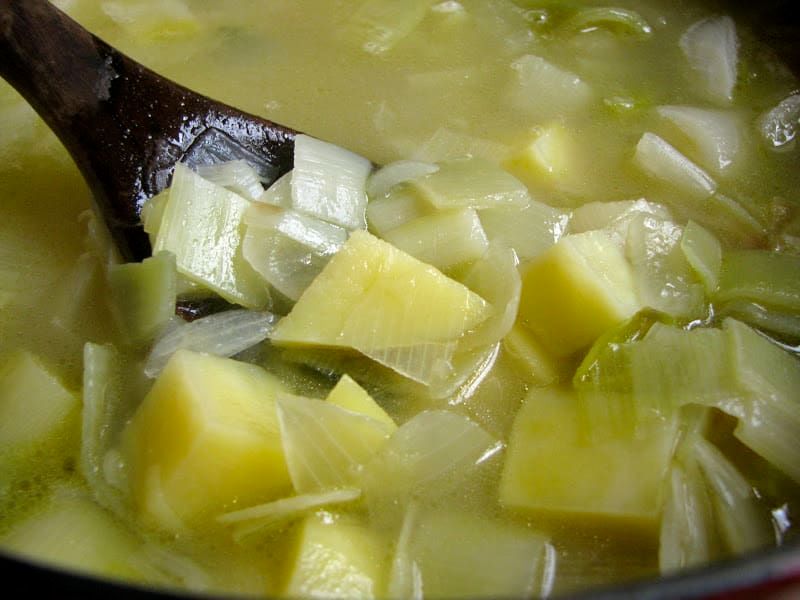 Leek and Potato Soup from the Valleys