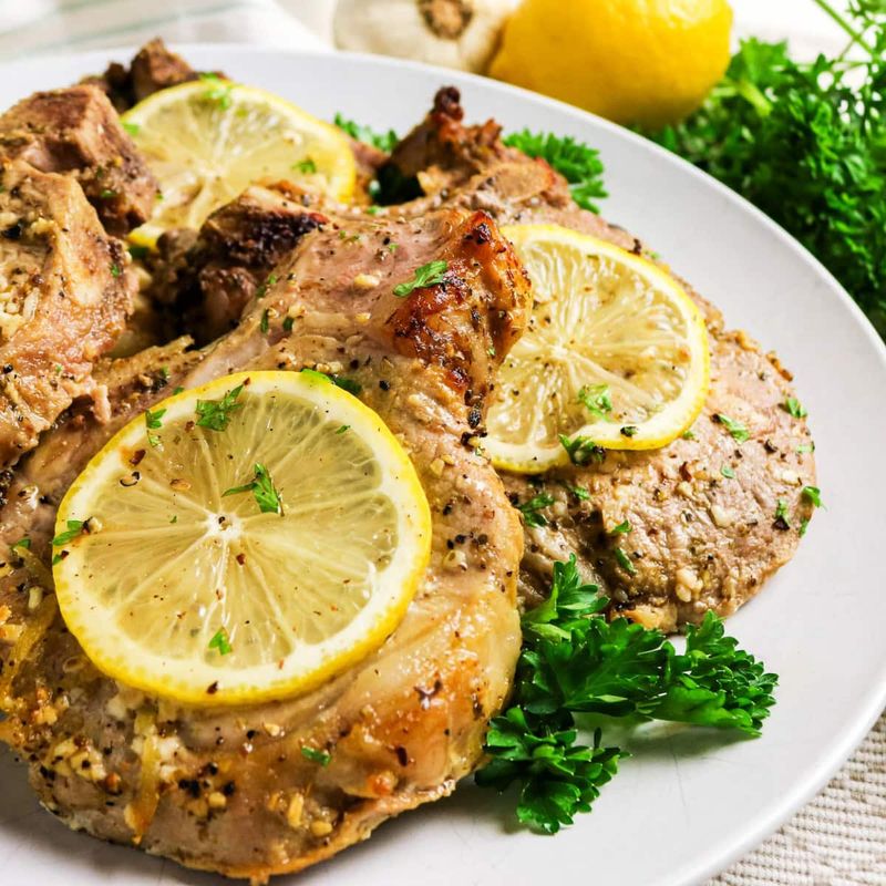 Lemon Herb Pork Chops