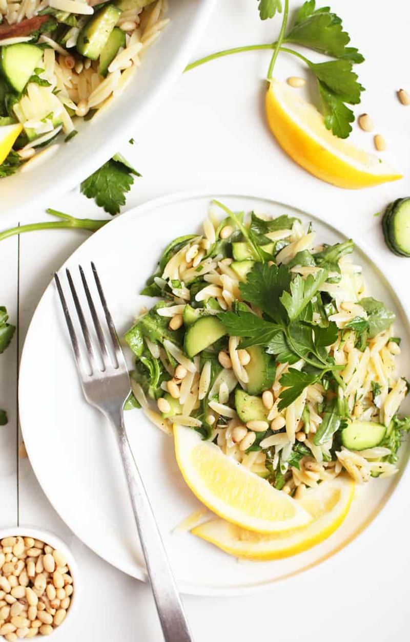 Lemon Herb Orzo Salad