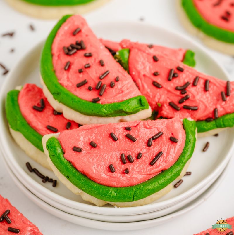 Watermelon Sugar Cookies