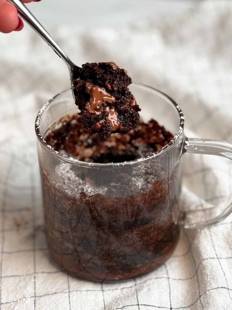 Raspberry Lava Mug Brownie