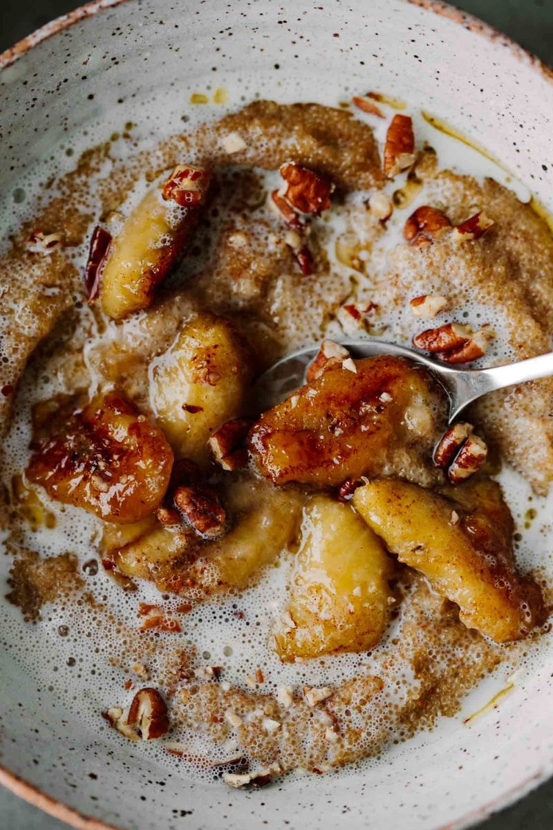Caramelized Banana with Pecans