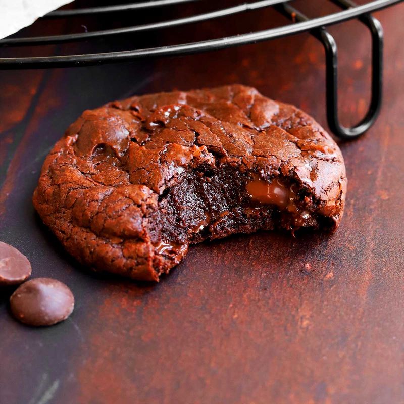 Double Chocolate Brownie Biscuits